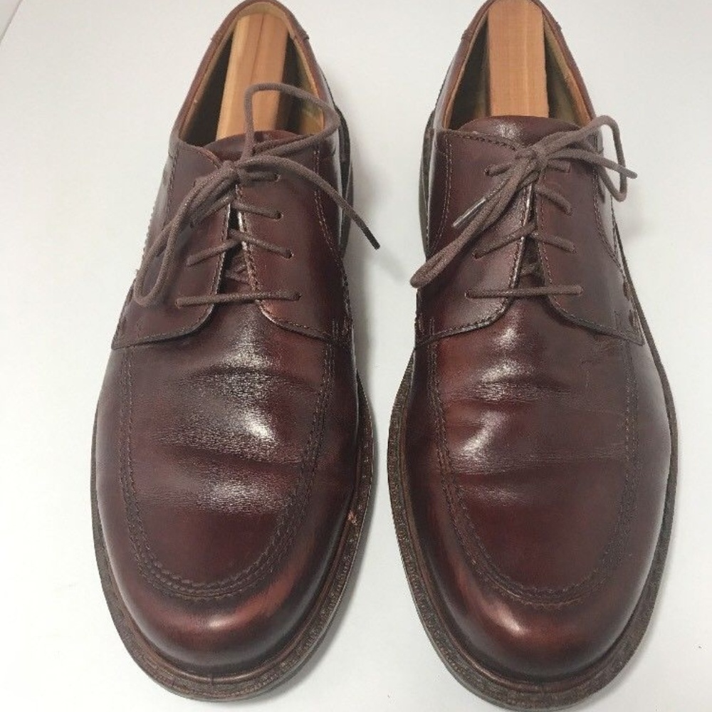 Men's ECCO Dress Shoes EU Size 43 Brown EXTRA WIDE